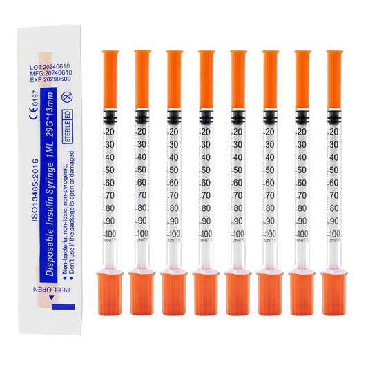 Seringues à insuline 1 ml (10 pcs)
